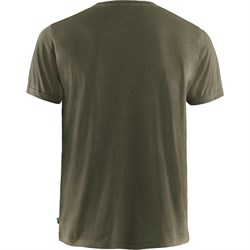 Fjällräven Logo T-shirt - Dark Olive - Køb hos Lundemøllen